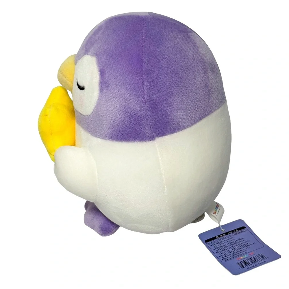Kawaii Chibi Purple Penguin Wishing Star Plush 7” Stuffed Toy Japan Import New - Picture 2 of 10